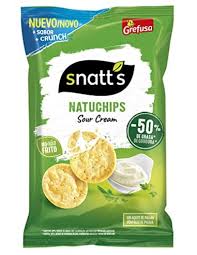 GREFUSA SNATTS NATURCHIPS SOUR CREAM 65GR