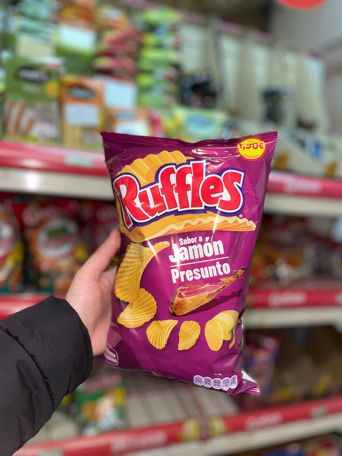 RUFFLES JAMON 115GR