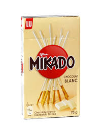 MIKADO CHOCOLATE BLANCO 70GR