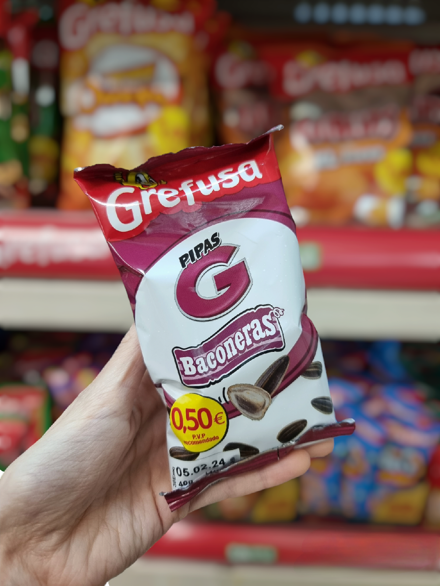 GREFUSA PIPAS G BACONERAS 40GR