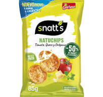 GREFUSA SNATTS BOCADITOS TOMATE QUESO Y OREGANO 85GR